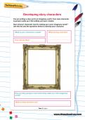 Developing story characters worksheet