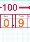 Dividing a decimal by 100 tutorial
