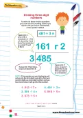Dividing three-digit numbers