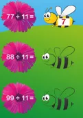Learning division facts for the 11 times table tutorial