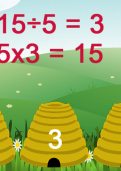 Learning division facts for the five times tables tutorial