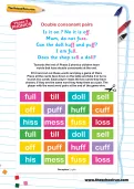 Double consonant pairs worksheet