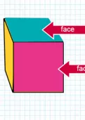 Counting the edges faces and vertices of a 3D shape tutorial