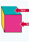 Counting the edges faces and vertices of a 3D shape tutorial