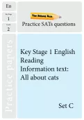 Key Stage 1 SATs English practice papers C TheSchoolRun