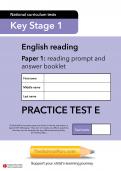 TheSchoolRun KS1 SATs English practice test E