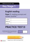 TheSchoolRun KS1 SATs English practice test D