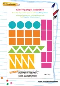 Exploring shape: tessellation worksheet