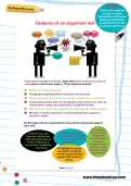 Features of an argument text