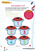 Find numbers 1 to 5