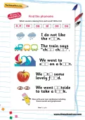 Find the phoneme worksheet