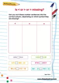 Is < or > or = missing? activity