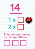 Finding common factors tutorial