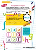 Finding CVC words game