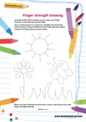 Finger strength drawing