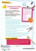 Floating and sinking investigation