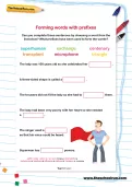Forming words with prefixes worksheet