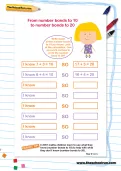 From number bonds to 10 to number bonds to 20 worksheet