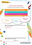 Grow your own mini islands activity