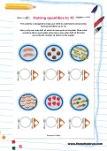 Halving quantities to 10