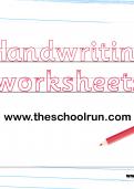 Handwriting practice worksheets: the complete alphabet