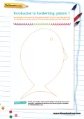 Handwriting practice: patterning 1