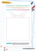 Handwriting practice: patterning 2