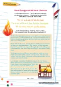 Identifying prepositional phrases worksheet