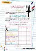 Identifying simple, compound and complex sentences worksheet