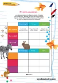 If I were an animal… worksheet