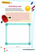 Illustrating a text worksheet