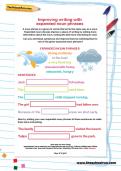 Improving writing with expanded noun phrases worksheet