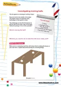 Moving balls investigation