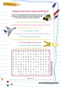 Irregular past tense verbs wordsearch