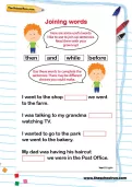 Joining words worksheet
