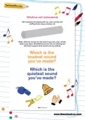 Kitchen-roll instrument worksheet
