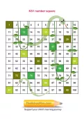 KS1 number square to 100