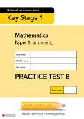 TheSchoolRun KS1 SATs maths practice paper B