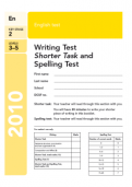 Key Stage 2 - 2010 English SATs papers