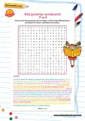 KS2 grammar wordsearch