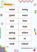 KS2 high-frequency words flashcards
