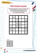 KS2 Sudoku puzzle