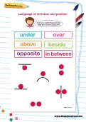 Language of direction and position worksheet