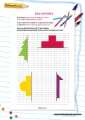 Line symmetry worksheet
