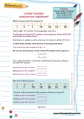 Linear number sequences explained 