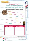 Long vowel a and e page