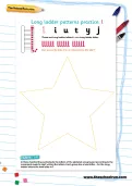 Handwriting: Long ladder patterns practice