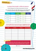 Day length in different seasons investigation