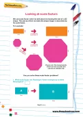 Looking at scale factors worksheet