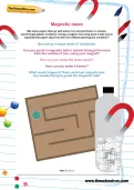 Magnetic maze worksheet